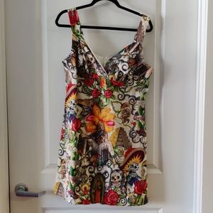 Linib Made in England Mayan & Mexican Dress Sz. 10